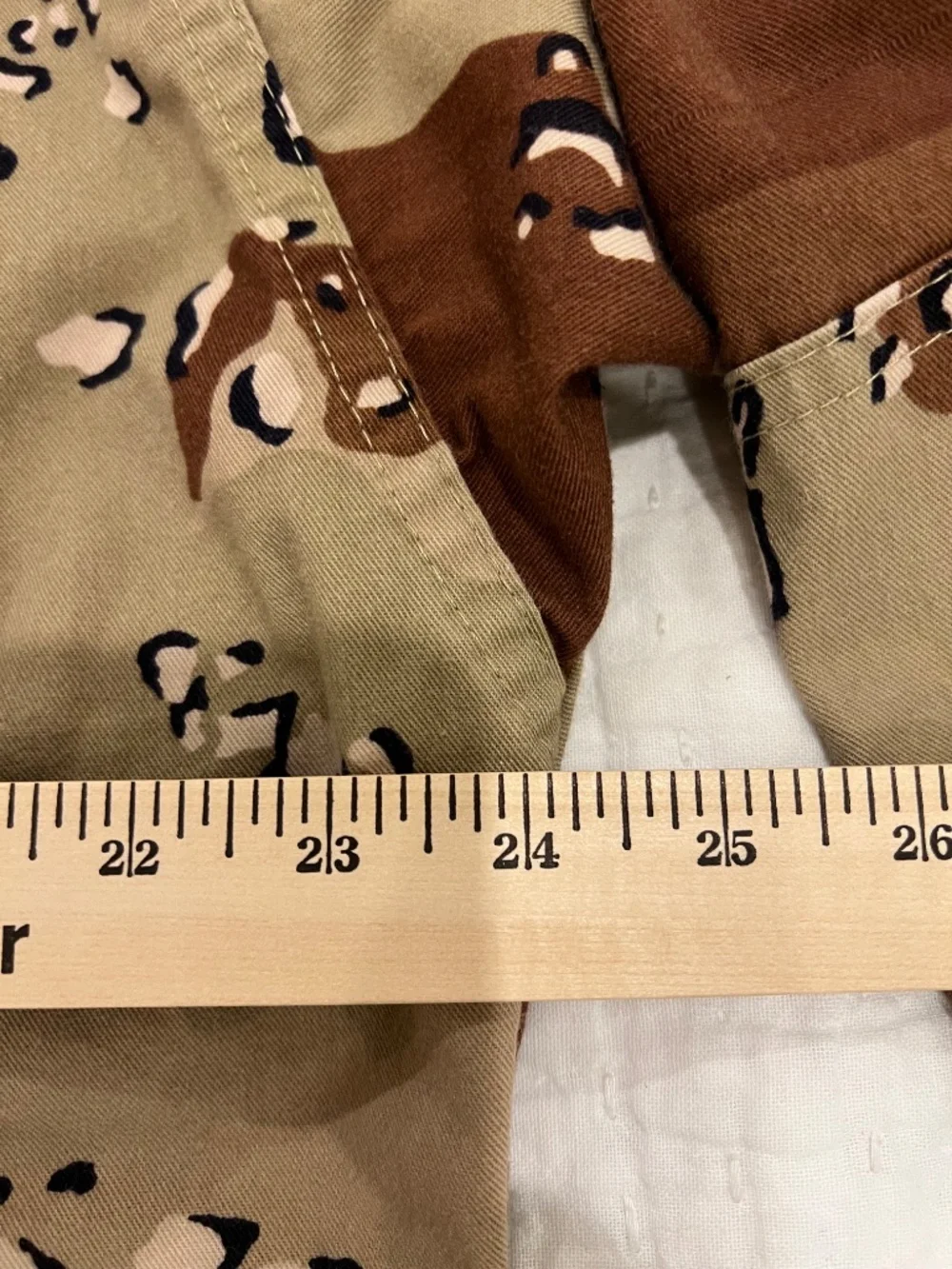 Vintage 90s Military Jacket Mens Large Chocolate Chip Gulf War Clean No Patches